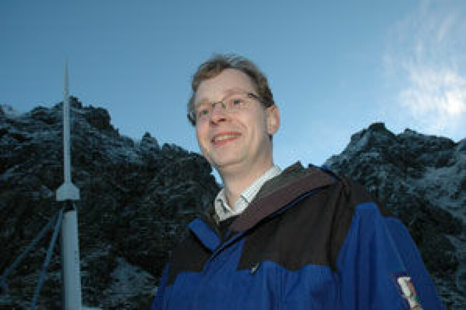 Jøran Moen, professor ved Fysisk institutt, UiO,er prosjektleder for raketten. (Foto: Yngve Vogt)