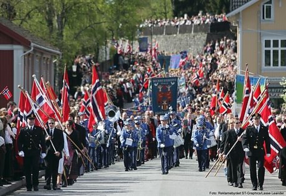 'Begeistring for nasjonen kan gjøre en lykkelig. (Foto: www.colorbox.no)'