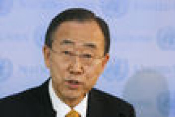 FNs generalsekretær Ban Ki-Moon. FNs generalsekretær Ban Ki-Moon.