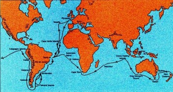 "Ferden som HMS Beagle foretok." "Ferden som HMS Beagle foretok."