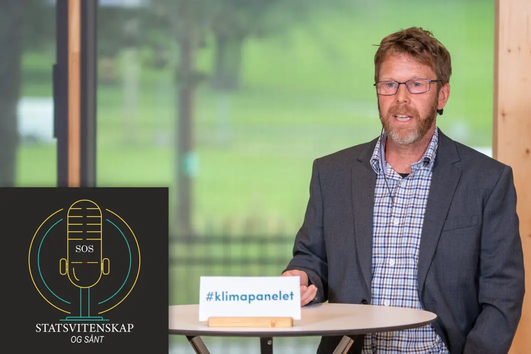 Asgeir Sorteberg fra Universitetet i Bergen og Bjerknessenteret, er gjest i denne utgaven av Statsvitenskap og sånt. Bildet er fra da han viste frem en del resultatet av klimarapporten for pressen på Klimahuset i Oslo i august. Asgeir Sorteberg fra Universitetet i Bergen og Bjerknessenteret, er gjest i denne utgaven av Statsvitenskap og sånt. Bildet er fra da han viste frem en del resultatet av klimarapporten for pressen på Klimahuset i Oslo i august.