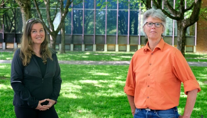 Trude Nilsen (til venstre) og Sigrid Blömeke snakker om en innovativ skolekultur. Trude Nilsen (til venstre) og Sigrid Blömeke snakker om en innovativ skolekultur.