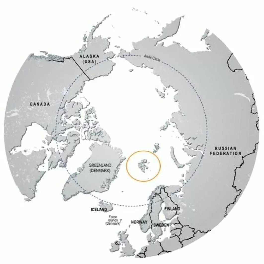 Svalbard er en gruppe øyer som ligger langt nord for Norge.