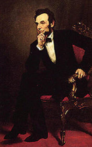 "Abraham Lincoln var president fra 1861 til 1865. (Kilde: Wikimedia Commons.)" "Abraham Lincoln var president fra 1861 til 1865. (Kilde: Wikimedia Commons.)"