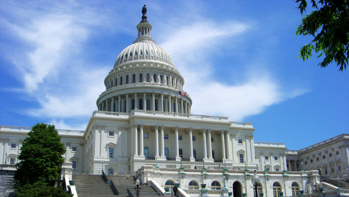 Kongressbygningen i USA er et eksempel på 1700-tallets demokratiske arkitektur.  (Foto: Wikimedia Commons)