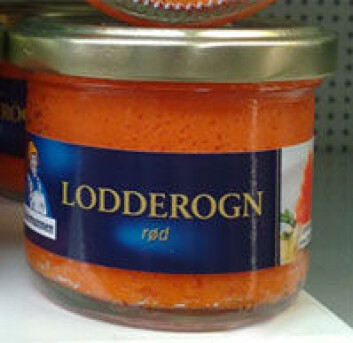 Lodderogn er et av få produkter av lodde som tilbys norske forbrukere. (Foto: John R. Isaksen) Lodderogn er et av få produkter av lodde som tilbys norske forbrukere. (Foto: John R. Isaksen)