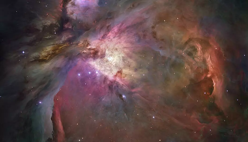 Livgivende molekyler i Oriontåken