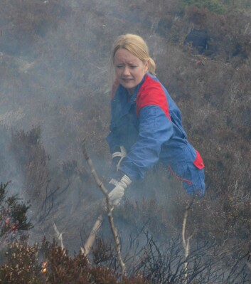 "Liv Guri Velle ved Bioforsk. Foto: Jon Schärer" "Liv Guri Velle ved Bioforsk. Foto: Jon Schärer"