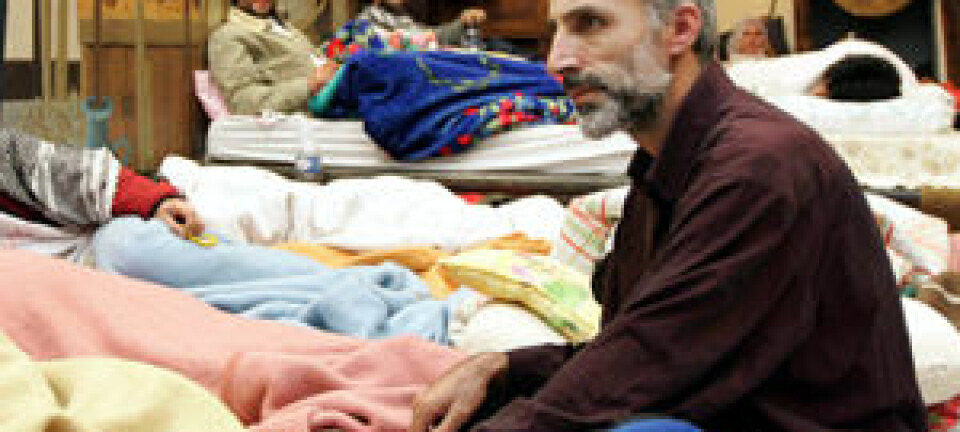 Kurdiske asylsøkere under sultestreik i Brüssel 2005. (Foto: Thierry Roge/Reuters/Scanpix)