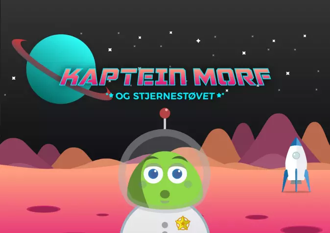 Språk-appen Kaptein Morf er utviklet av forskere ved Institutt for spesialpedagogikk på UiO og er tilgjengelig for alle skoler i Norge.