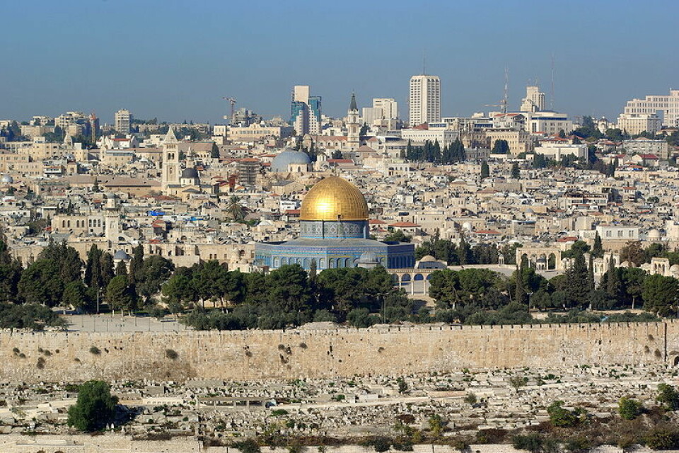 Jerusalem sett fra Oljeberget. (Foto: Berthold Werner/Wikimedia Commons)