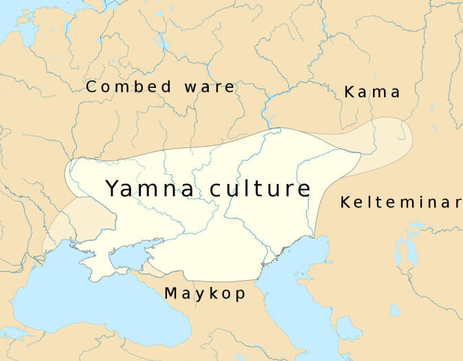 Det er i det markerte området som i dag dekker en god del av det moderne Ukraina og sørvestlige Russland den moderne hesten ble temmet. Det er i det markerte området som i dag dekker en god del av det moderne Ukraina og sørvestlige Russland den moderne hesten ble temmet.