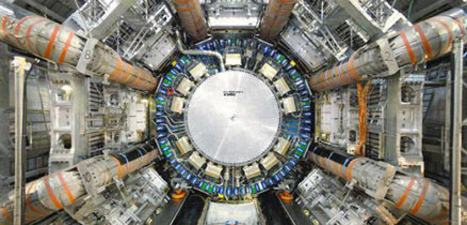 Detektoren ATLAS ved CERN. (Foto: Cern)