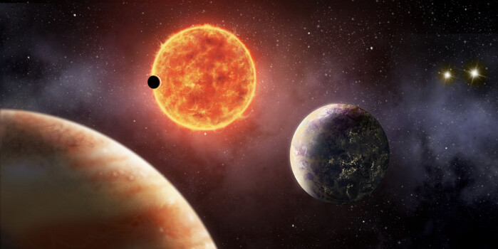 En kunstners tolkning av Proxima Centauri. En kunstners tolkning av Proxima Centauri.
