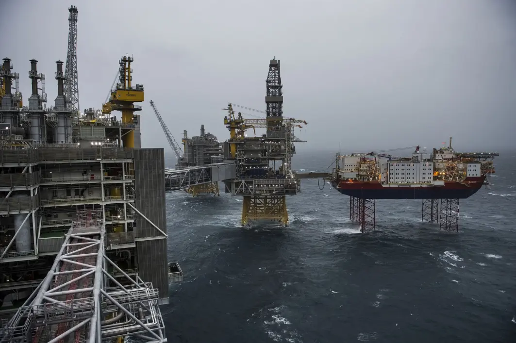 Det elektrifiserte oljefeltet Johan Sverdrup hadde sitt første hele driftsår i 2020. Det elektrifiserte oljefeltet Johan Sverdrup hadde sitt første hele driftsår i 2020.