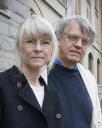 "Lotte Hedeager og Einar Østmo"