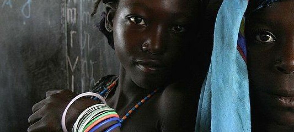 Skolejenter i Den sentralafrikanske republikk. (Foto: Wikimedia Commons, se lisens)