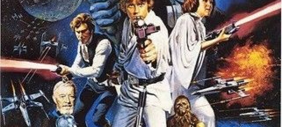 Filmplakat for Star Wars Episode IV: A New Hope (1977). (Plakat: Lucasfilm)