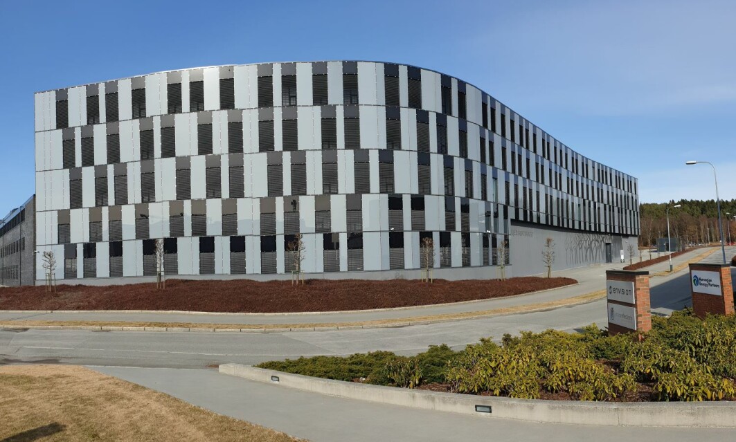 The Norwegian Petroleum Directorate's building-integrated solar panels. The Norwegian Petroleum Directorate's building-integrated solar panels.