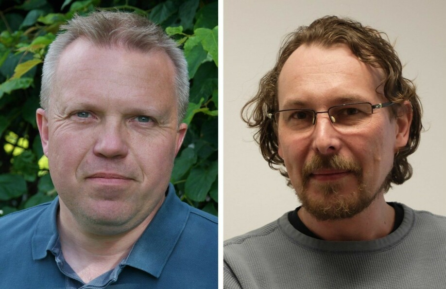 Vebjørn Bakken (left) and Alexey Koposov both see a big future for the battery industry.