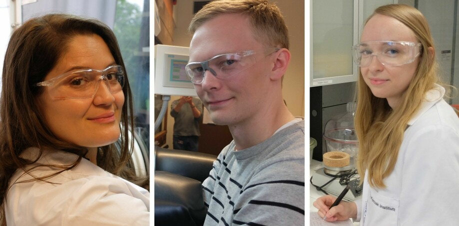 Carmen Cavallo, Anders Brennhagen and Carina Geiss spend hour after hour in the laboratory.