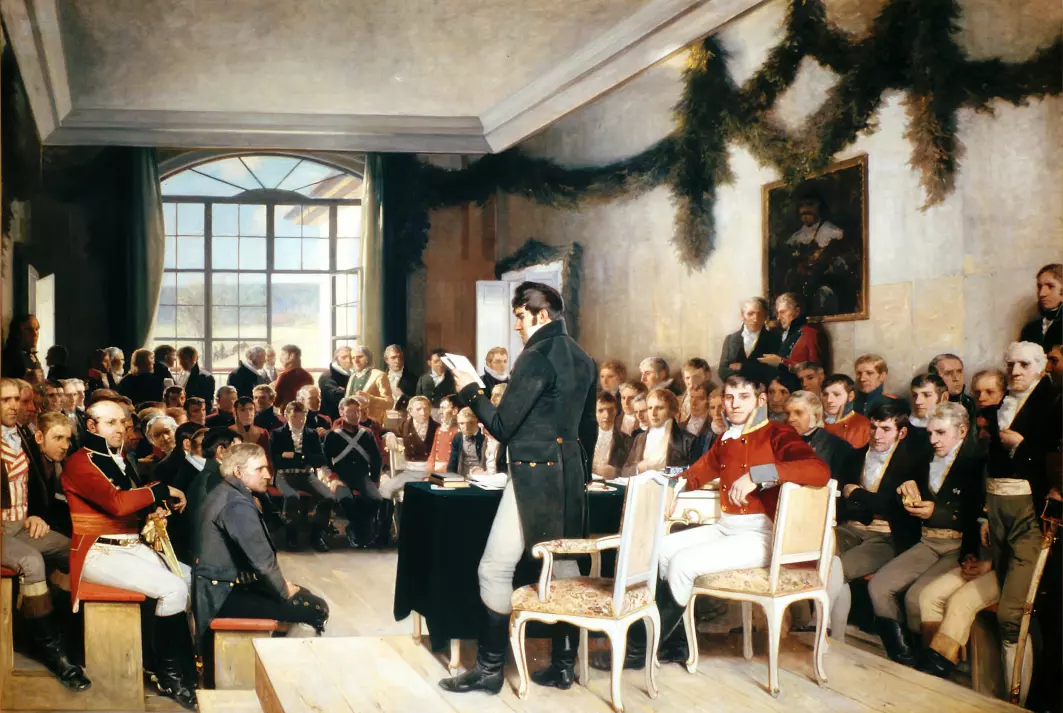 Norges Grunnlov ble vedtatt 17. mai 1814 og er verdens nest eldste gjenlevende grunnlov.