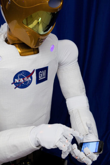 NASAs nye robot, R2, skal tvitre fra verdensrommet. (Foto: NASA) NASAs nye robot, R2, skal tvitre fra verdensrommet. (Foto: NASA)