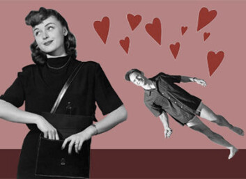 Preposisjoner kan være metaforer. Dette ser vi ved å sammenligne setningene I fell in Love og I fell in the water. (Ill.: Annica Thomsson) Preposisjoner kan være metaforer. Dette ser vi ved å sammenligne setningene I fell in Love og I fell in the water. (Ill.: Annica Thomsson)