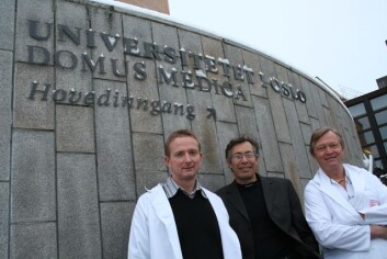 John Torgils Vaage, Joel Glover og Jan Brinchmann har sentrale roller i det nye stamcelleforskningssenteret som skal flytte inn i Domus Medica ved Rikshospitalet. (Foto: Elin Fugelsnes) John Torgils Vaage, Joel Glover og Jan Brinchmann har sentrale roller i det nye stamcelleforskningssenteret som skal flytte inn i Domus Medica ved Rikshospitalet. (Foto: Elin Fugelsnes)