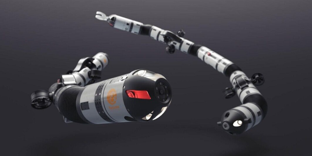 Eelume’s and NTNU’s snake robot is featured in the new disaster film North Sea (original title: Nordsjøen). Eelume’s and NTNU’s snake robot is featured in the new disaster film North Sea (original title: Nordsjøen).