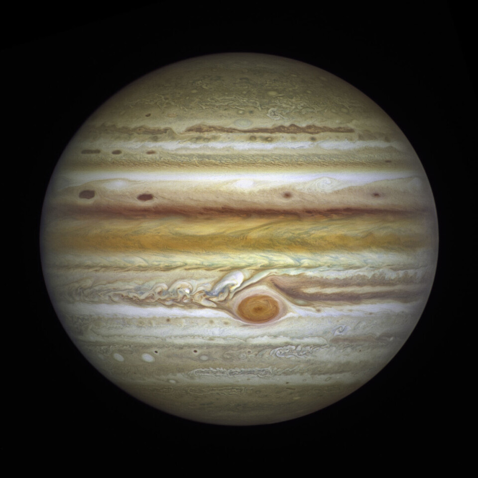 Jupiter, sett i september 2021.