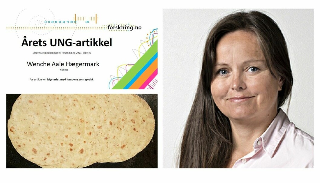 Wenche Aale Hægermark vant pris for beste artikkel fra eierne av forskning.no på UNG.forskning.no i året som gikk.