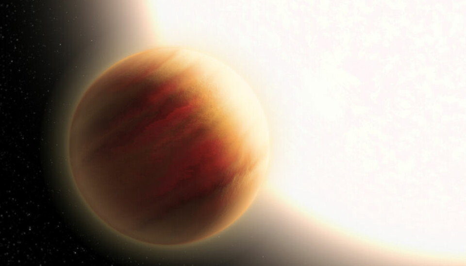 TOI-2109b går rundt en stjerne som er 50 prosent større en solen.