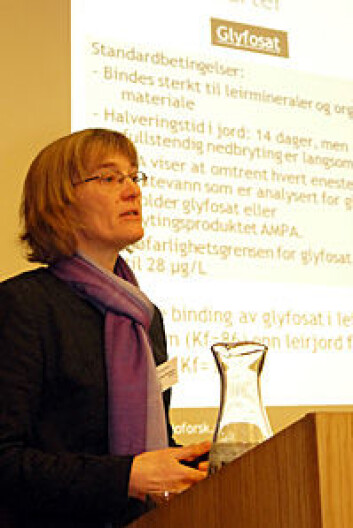 Forskningssjef Marianne Bechmann ved Bioforsk. (Foto: Tom Erik Økland) Forskningssjef Marianne Bechmann ved Bioforsk. (Foto: Tom Erik Økland)