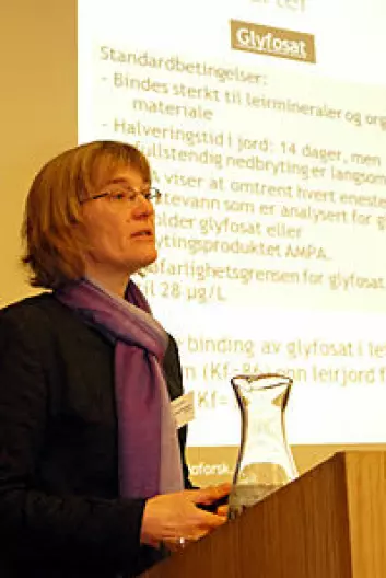 Forskningssjef Marianne Bechmann ved Bioforsk. (Foto: Tom Erik Økland)