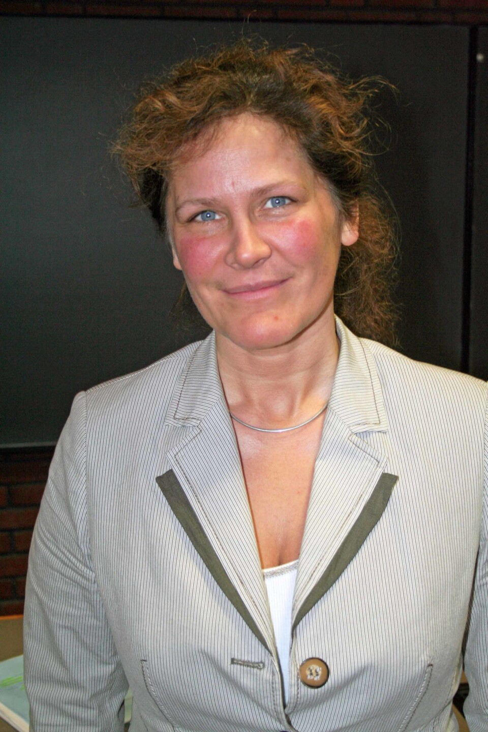 'Plesner er skeptisk til en såkalt verdinøytral stat, og sier at staten selvsagt er bygget på grunnleggende verdier som menneskerettigheter og demokrati. (Foto: Bjørnar Kjensli)'