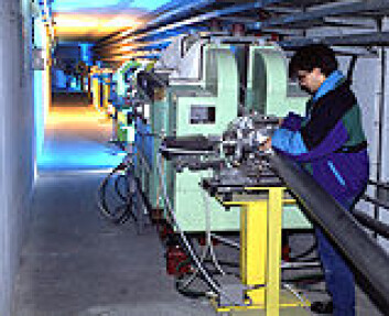 "ISOLDE-anlegget ved CERN. Foto: CERN." "ISOLDE-anlegget ved CERN. Foto: CERN."