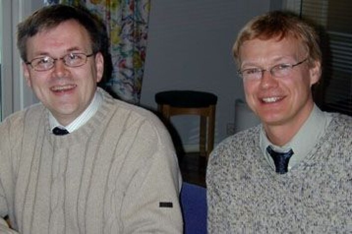 Gründere i Lytix Biopharma AS, John Svendsen (t.v.) og Øystein Rekdal. Gründere i Lytix Biopharma AS, John Svendsen (t.v.) og Øystein Rekdal.