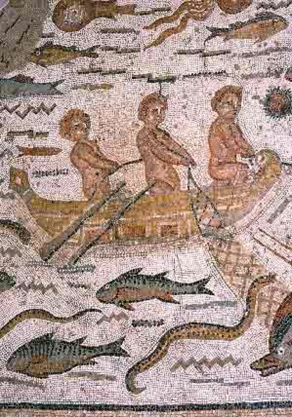Romersk mosaikk. (Foto: Wikimedia Commons)