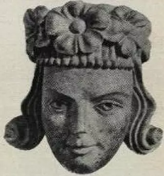 Figuren fra Middelalderparken hadde kanskje på seg et hårbånd lignende Håkon V sitt?