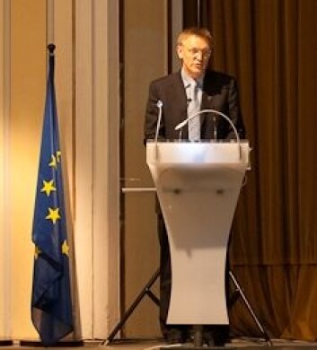 Janez Potočnik, EUs kommissær for forskning og vitenskap, på konferansen i Praha. (Foto: Michal Ures) Janez Potočnik, EUs kommissær for forskning og vitenskap, på konferansen i Praha. (Foto: Michal Ures)