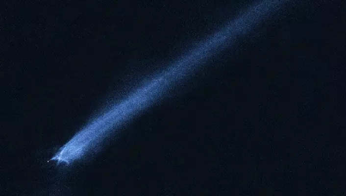 Asteroiden med det klingende navnet 2005 YU55 vil passere Jorda på 320 000 kilometers avstand, noe som ifølge Ødegaard er en betryggende margin. (Foto: NASA)