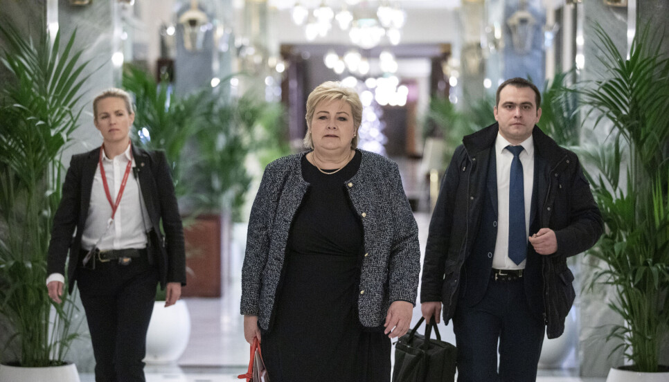 Statsminister Erna Solberg (H) besøker St.Petersburg og Arctic Forum, hvor hun skal ha et møte med Russlands president Vladimir Putin.