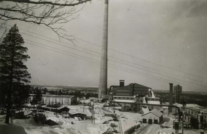 Nikkelverket i Kolosjoki i Petsamo.
