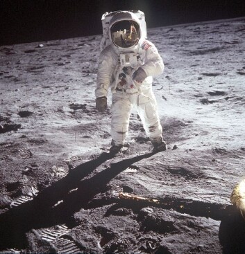 20 juli 1969: Astronaut Edwin E. Aldrin Jr. på månen nær beinet på landingsfartøyet "Eagle" under Apollo 11-ferden. Det var astronaut Niel A. Armstrong som tok bildet. (Foto: NASA) 20 juli 1969: Astronaut Edwin E. Aldrin Jr. på månen nær beinet på landingsfartøyet "Eagle" under Apollo 11-ferden. Det var astronaut Niel A. Armstrong som tok bildet. (Foto: NASA)