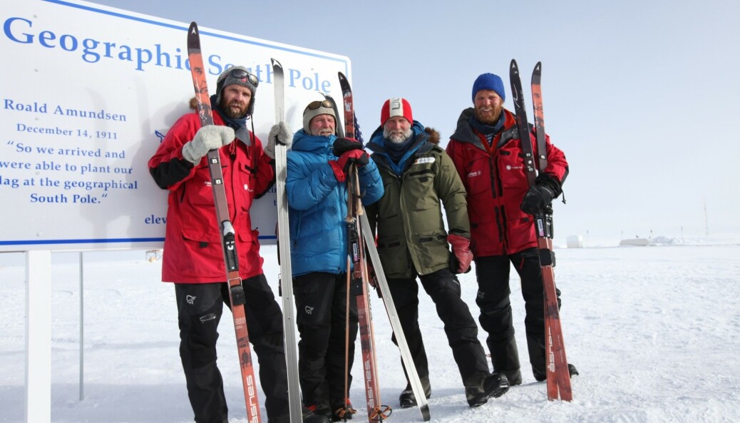 I 2011 fulgte Jan-Gunnar Winther, Stein P. Aasheim, Vegard Ulvang og Harald Dag Jølle ruta som Rolad Amundsen hadde gått nøyaktig 100 år tidligere. I 2011 fulgte Jan-Gunnar Winther, Stein P. Aasheim, Vegard Ulvang og Harald Dag Jølle ruta som Rolad Amundsen hadde gått nøyaktig 100 år tidligere.