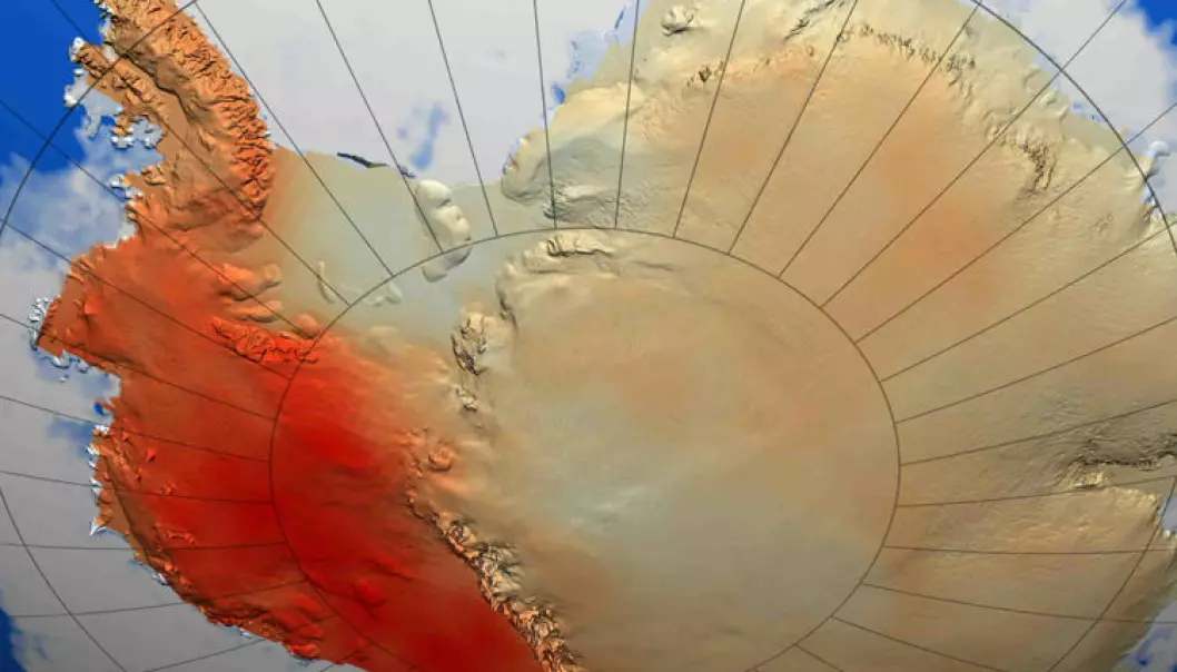 Antarktis varmere enn antatt