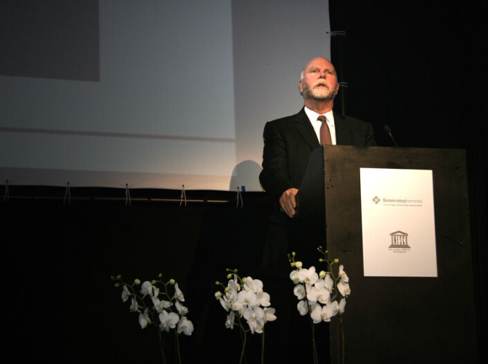 Craig Venter. (Foto: Ingrid Spilde) Craig Venter. (Foto: Ingrid Spilde)