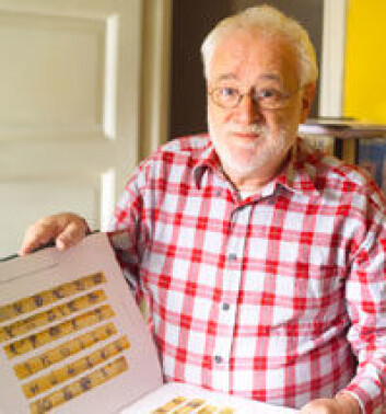 "- I dag skremmer det meg å tenke på hvilken energi jeg skrev med, sier Chistoph Harbsmeier. (Foto: Annica Thomsson)" "- I dag skremmer det meg å tenke på hvilken energi jeg skrev med, sier Chistoph Harbsmeier. (Foto: Annica Thomsson)"