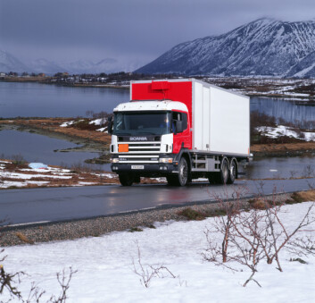 Norske lastebilsjåfører er lite truet av snøskred. (Foto: Shutterstock) Norske lastebilsjåfører er lite truet av snøskred. (Foto: Shutterstock)